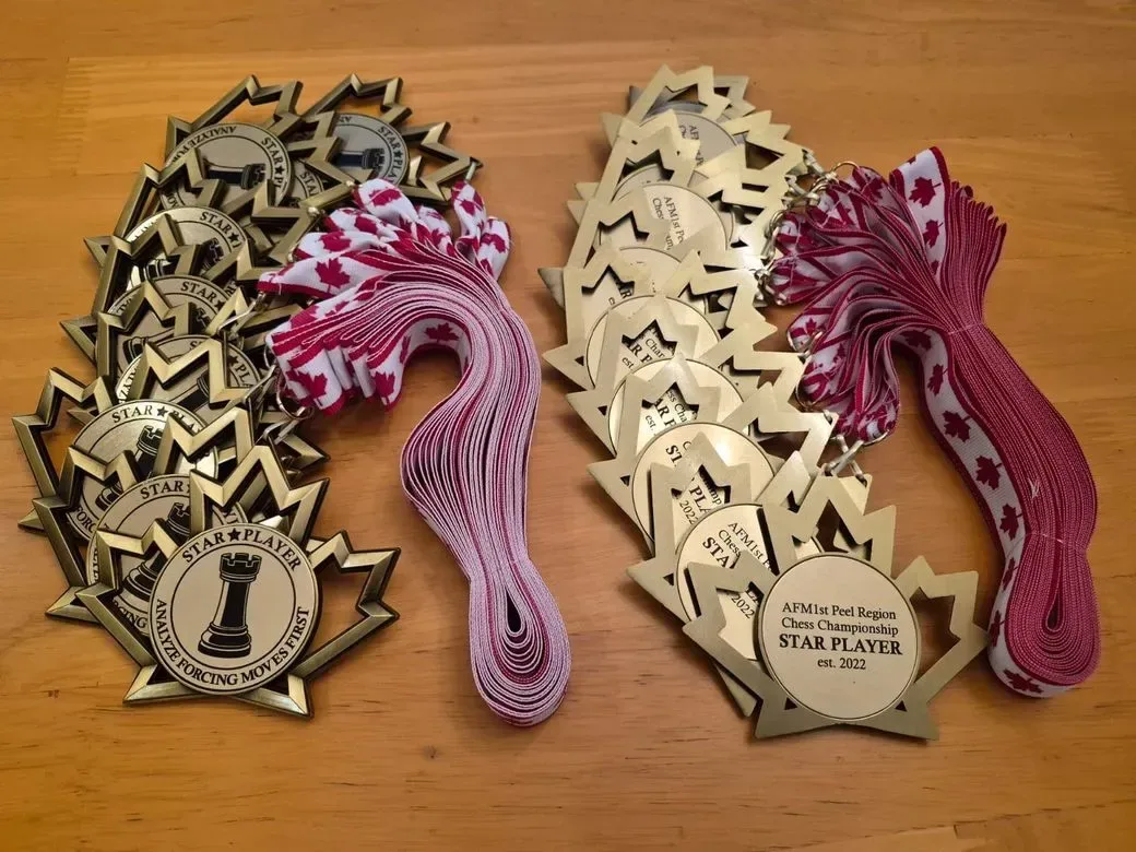CYCC and OCC medals